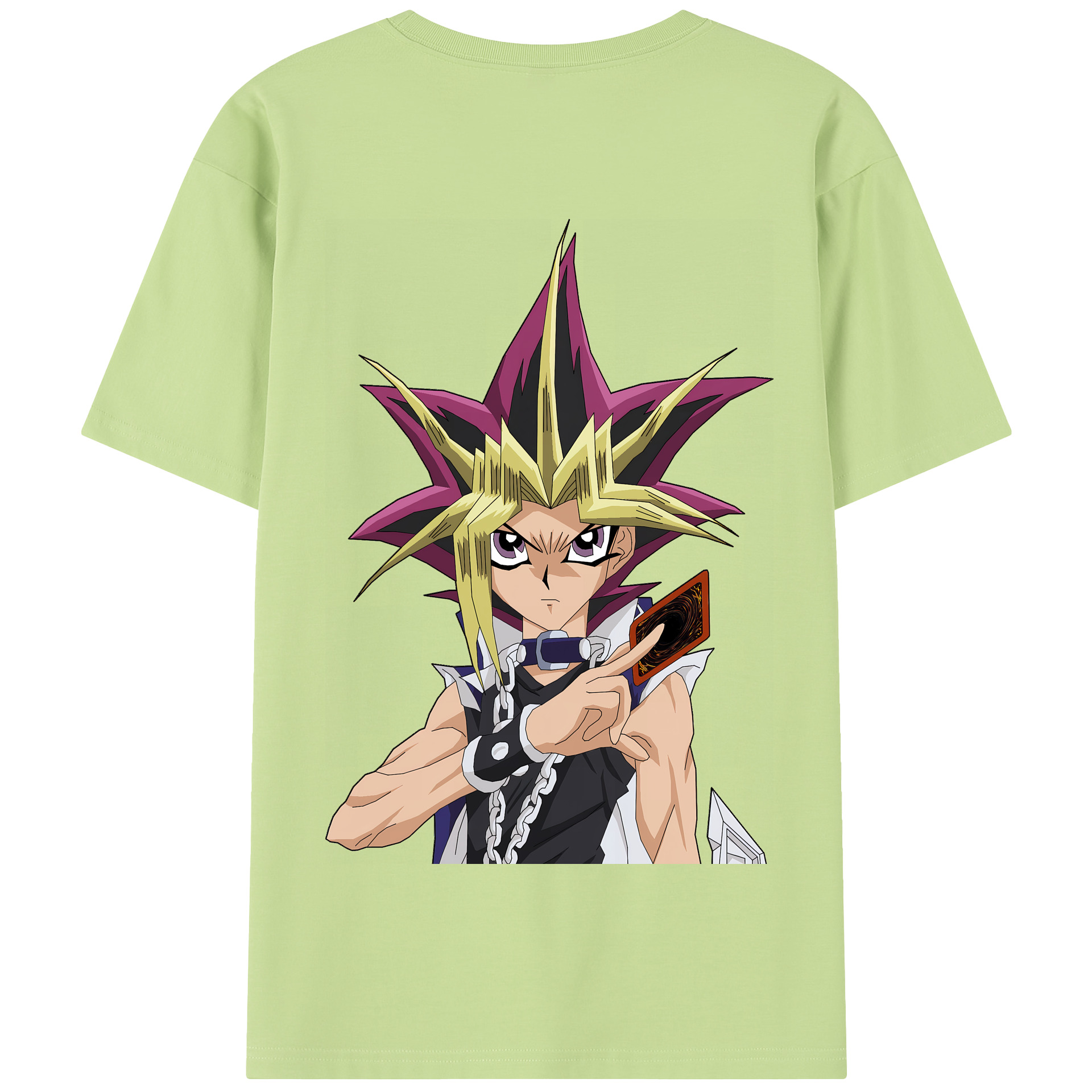 （画像用） 遊☆戯☆王 Yu-Gi-Oh! 綿100％半袖Tシャツ（背面プリント）